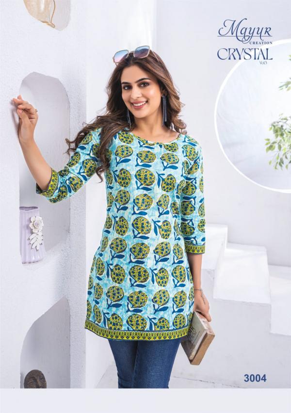 Mayur Crystal Vol 3 Fancy Printed Cotton Top Collection